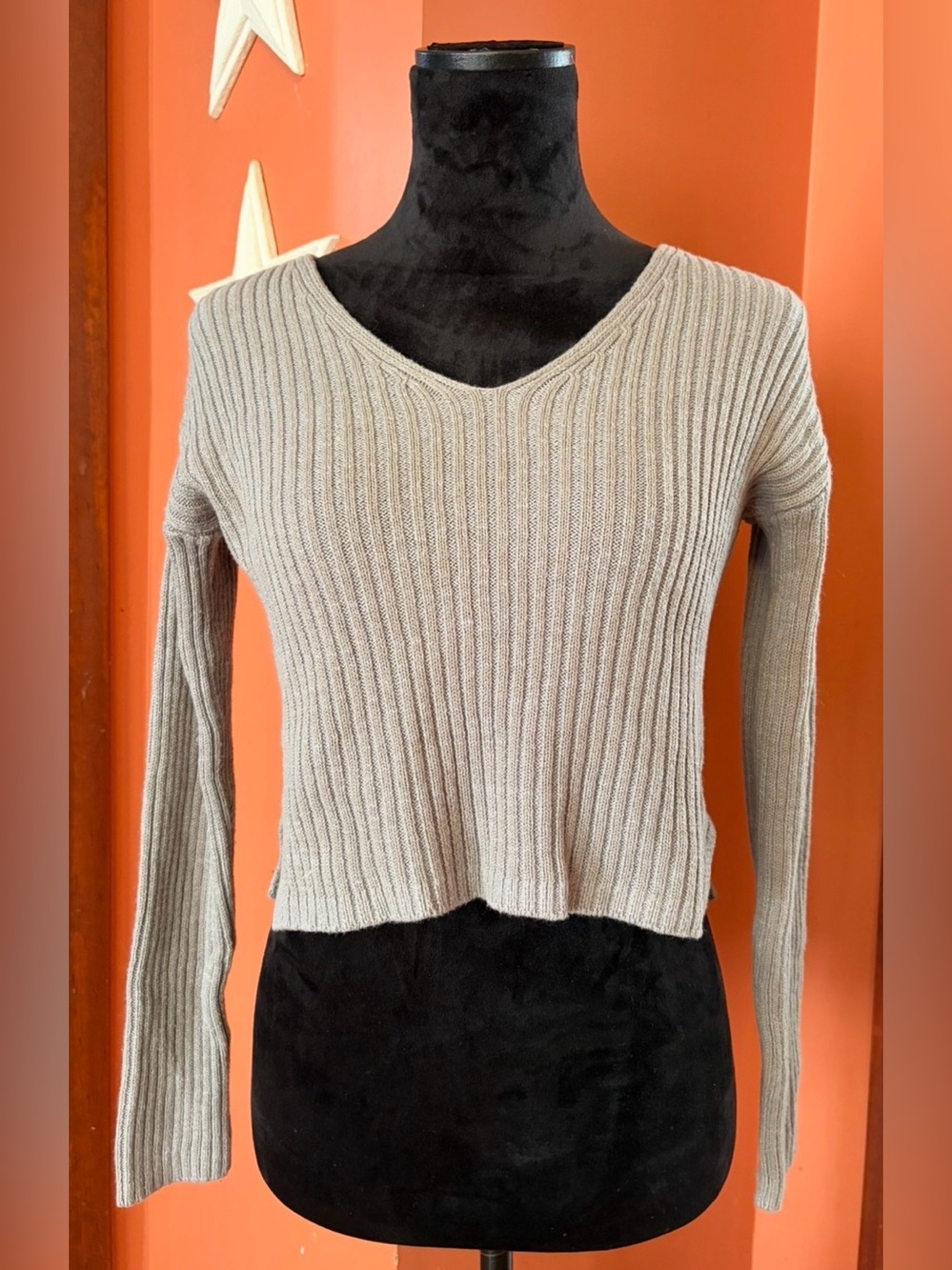 5/$25‼️ Wild fable Ribbed V-Neck Women's longsleeve top